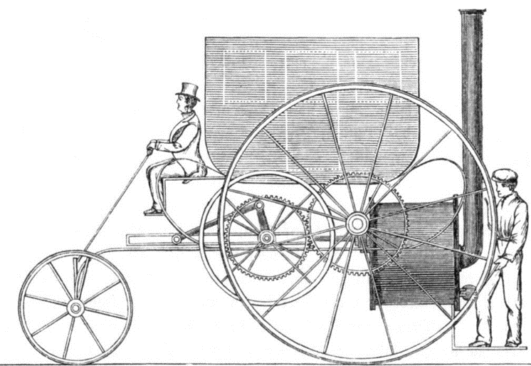 London Steam Carriage - R. Trevithick Dampfwagen
