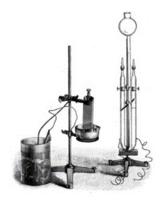 Der erste Elektrolyseur von Carlisle und Nicholson